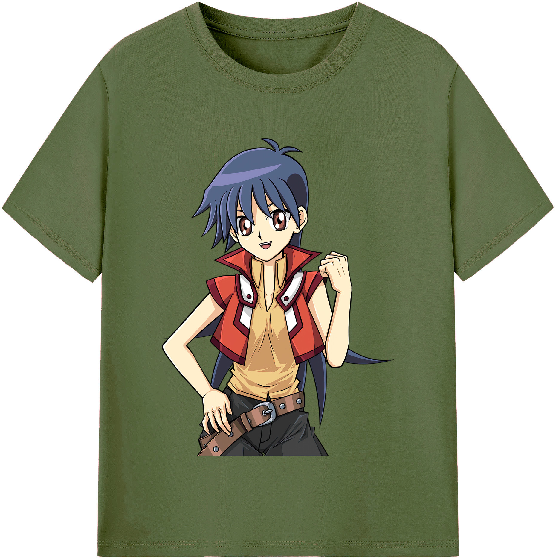 （画像用） 遊☆戯☆王 Yu-Gi-Oh! 綿100％半袖Tシャツ（フロントプリント）